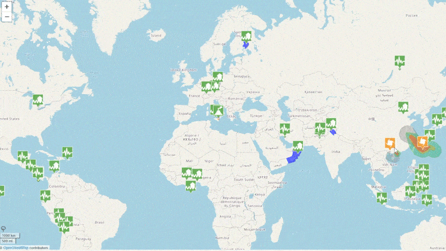 zoom buttons power bi