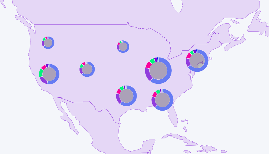 power bi map chart shape layers